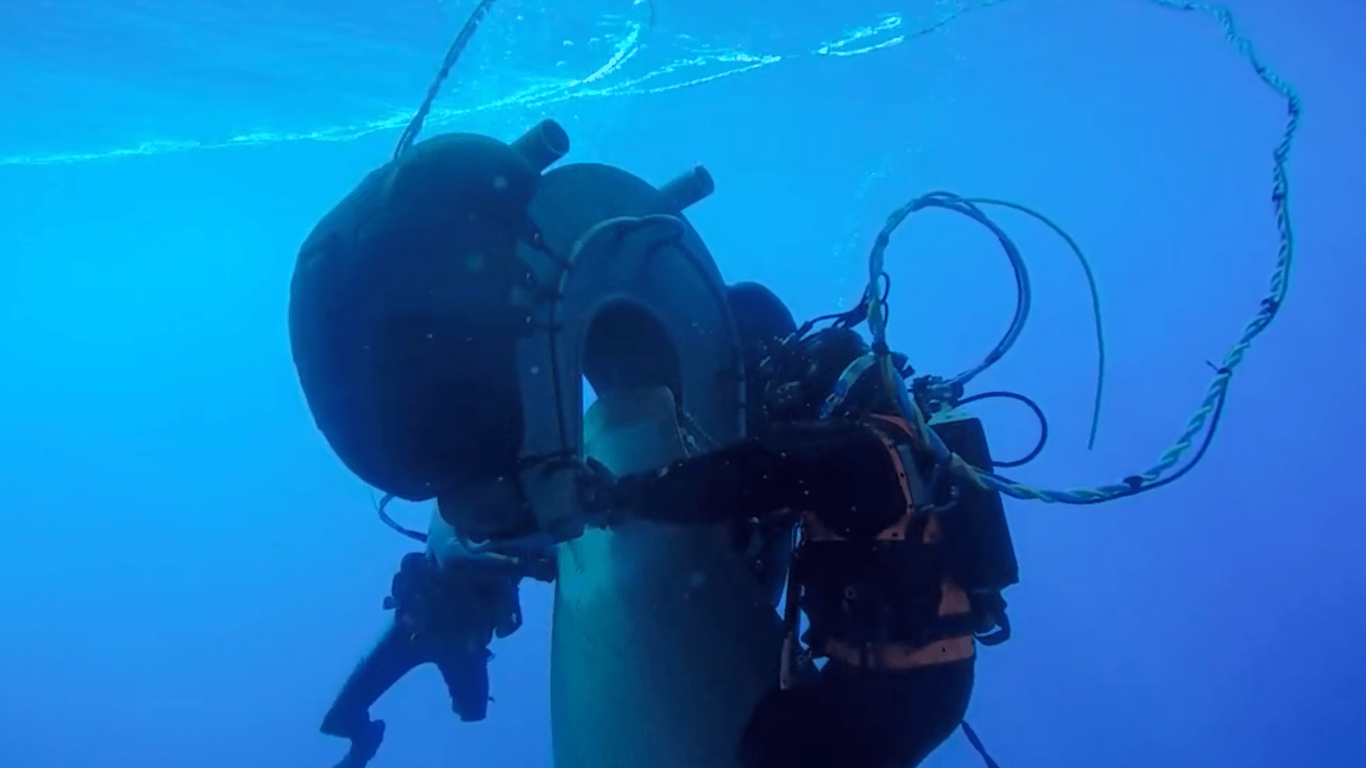 Underwater Propeller Blade Straightening & Cold Static Loading